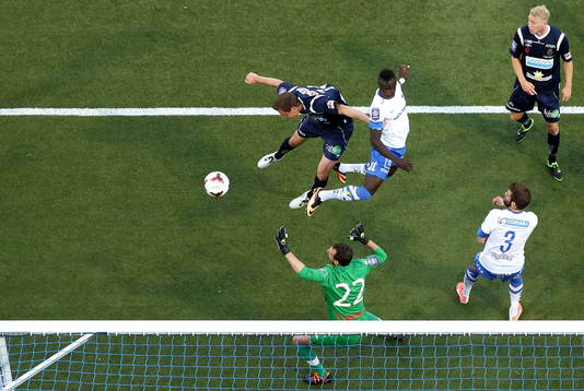 <mål 1-0 av Norrköpings Alhaji Kamara