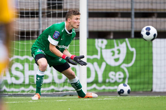 Norrköpings målvakt Edvard Zetterberg