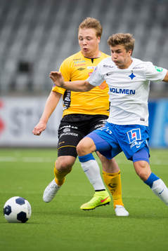 Norrköpings Jonathan Lundin och Elfsborgs Martin Ingesson