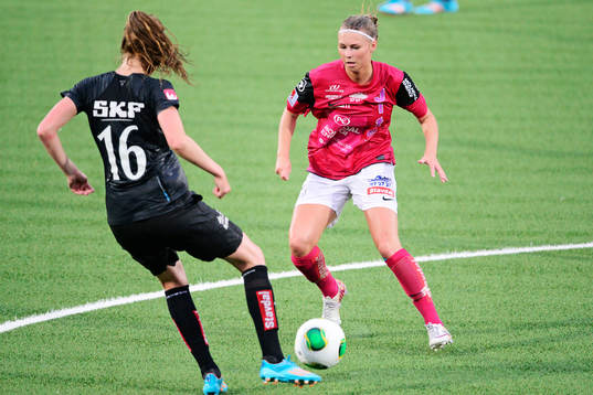 Göteborgs Amanda Edgren  ochJitex Amanda Östervall