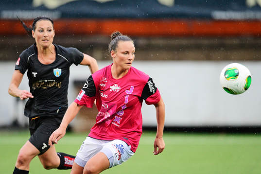 Göteborgs Anna Ahlstrand och Jitex Anna Hjälmkvist