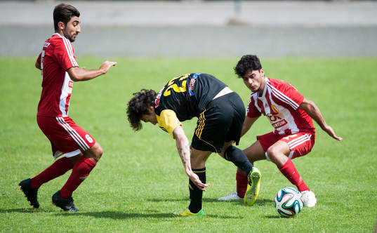 IFK Hässleholms Karim Al-Asi i matchen i division 3 mellan