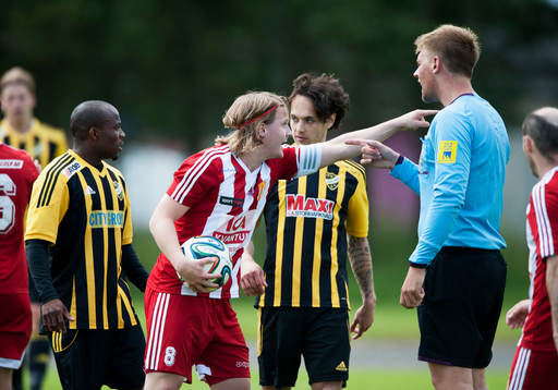 Protest mot domslut i matchen i division 3 mellan IFK