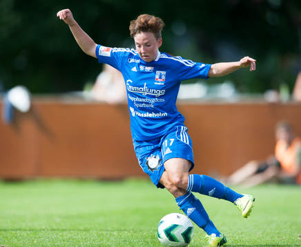 Vittsjös Elin Nilsen  i matchen i damallsvenskan mellan