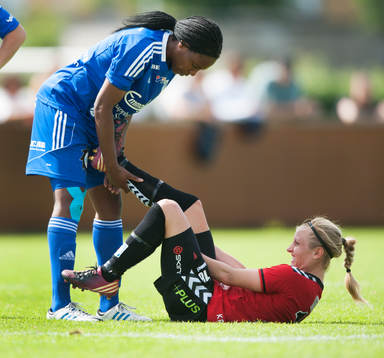 Kramp i matchen i damallsvenskan mellan Kristianstad och