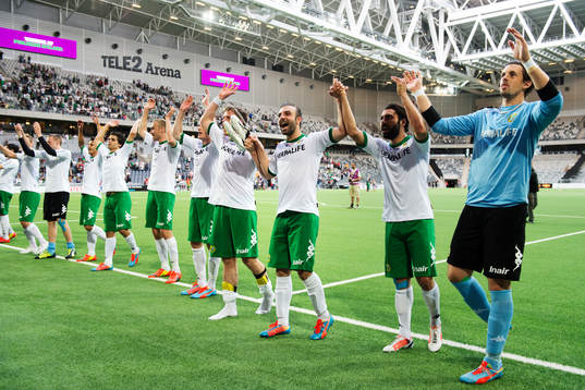Hammarbys Kennedy Bakircioglu jublar