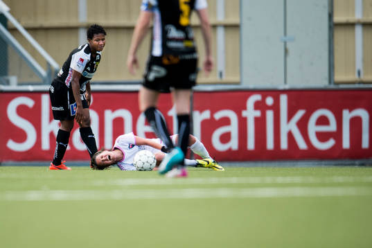 Rosengårds Katleen Radtke ligger och skriker