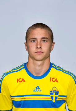 U21 Sveriges Sebastian Holmen