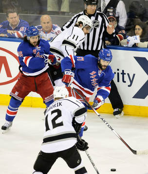 New York Rangers right wing Mats Zuccarello (36), Los