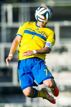 Sveriges Oscar Lewicki nickar