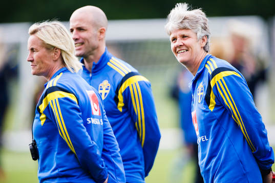 Sveriges förbundskapten Pia Sundhage
