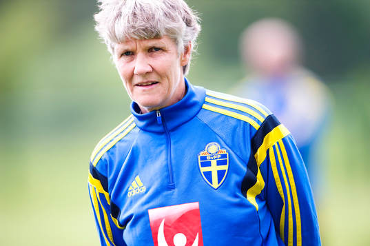 Sveriges förbundskapten Pia Sundhage