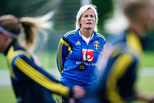 Sveriges assisterande förbundskapten Lilie Persson