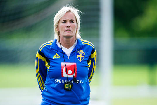 Sveriges assisterande förbundskapten Lilie Persson