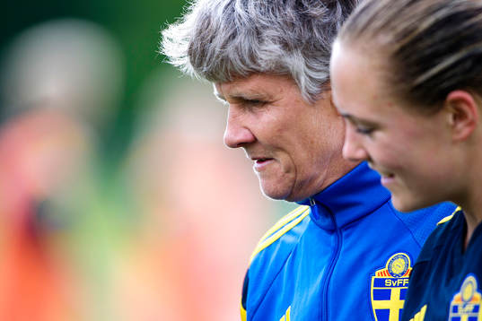 Sveriges förbundskapten Pia Sundhage