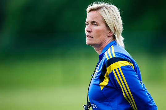Sveriges assisterande förbundskapten Lilie Persson