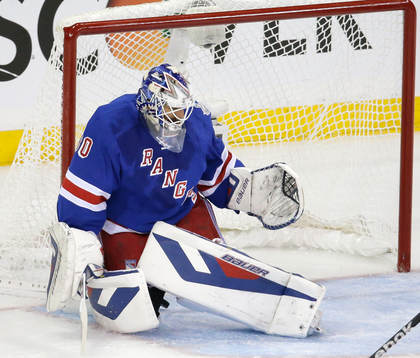 A Los Angeles Kings shot gets