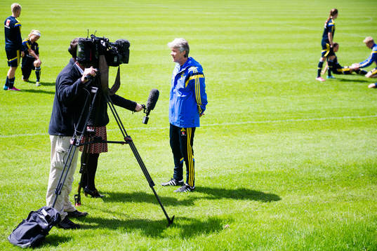 Sveriges förbundskapten Pia Sundhage