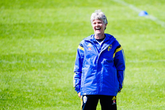 Sveriges förbundskapten Pia Sundhage