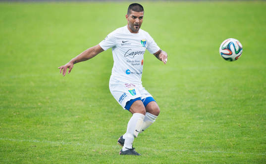 Bovar Karim, BW 90,  i matchen i DM mellan IFK Hässleholm