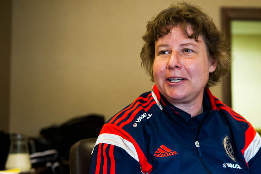 Skottlands assisterande förbundskapten Ann-Helen Grahm