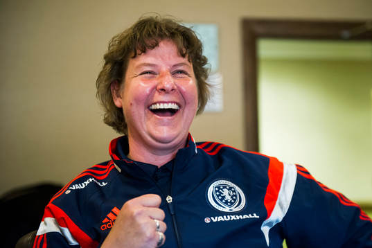 Skottlands assisterande förbundskapten Ann-Helen Grahm