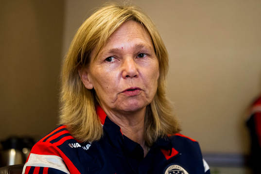 Skottlands förbundskapten Anna Signeul
