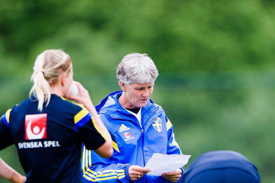 Sveriges förbundskapten Pia Sundhage