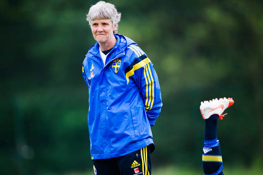Sveriges förbundskapten Pia Sundhage