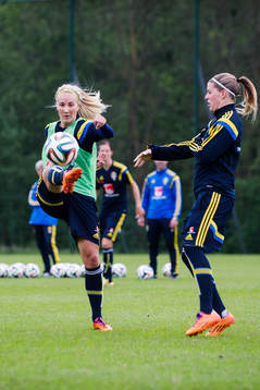 Sveriges Emma Lund och Olivia Schough