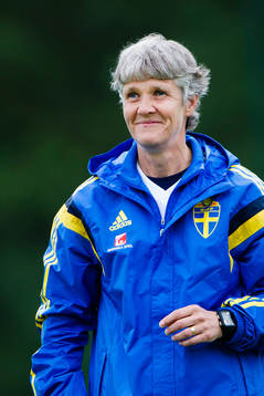 Sveriges förbundskapten Pia Sundhage