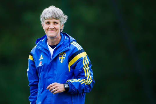 Sveriges förbundskapten Pia Sundhage