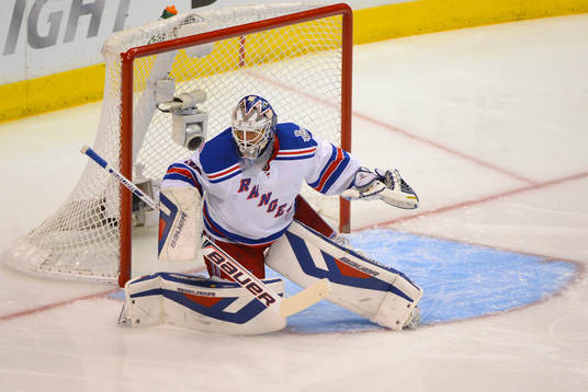 New York Rangers goaltender Henrik Lundqvist