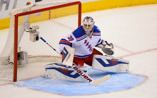 New York Rangers goaltender Henrik Lundqvist