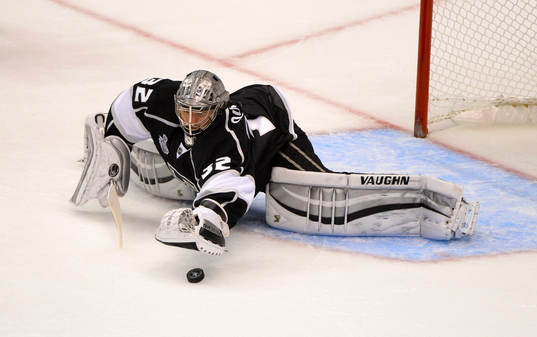Los Angeles Kings goaltender Jonathan Quick