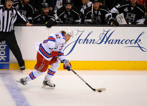 Carl Hagelin of the NEw York Rangers