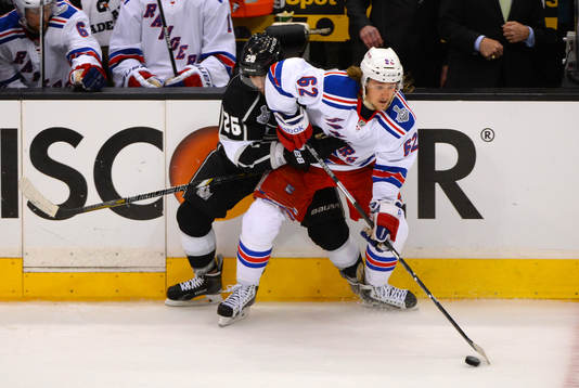 Carl Hagelin of the New York Rangers