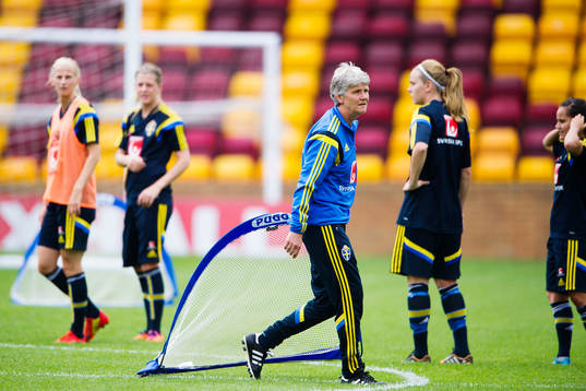 Sveriges förbundskapten Pia Sundhage