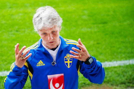 Sveriges förbundskapten Pia Sundhage