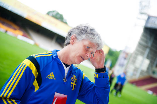Sveriges förbundskapten Pia Sundhage