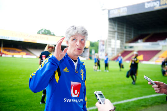 Sveriges förbundskapten Pia Sundhage