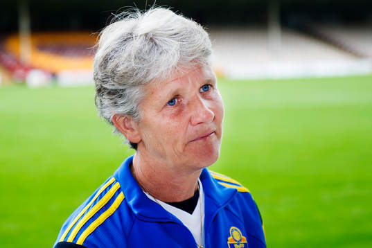 Sveriges förbundskapten Pia Sundhage