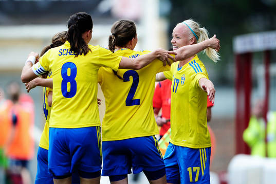 Bläddra bland fler bilder av Fotboll, Dam, VM-kval, Skottland - Sverige