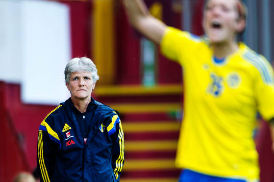 Sveriges förbundskapten Pia Sundhage