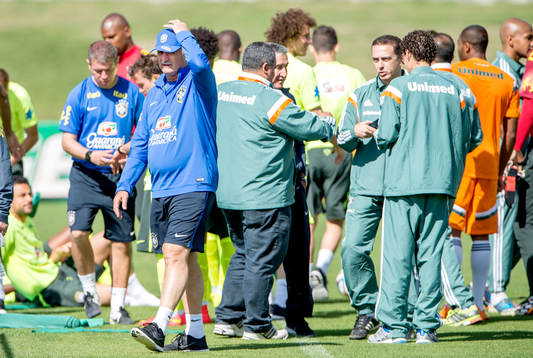 Brailiens tränare Luiz Felipe Scolari