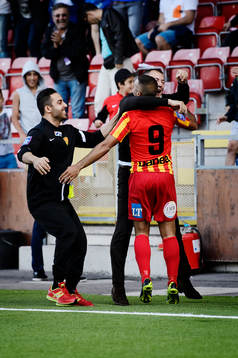 Syrianskas Saman Ghoddos och tränare Zvezdan Milosevic