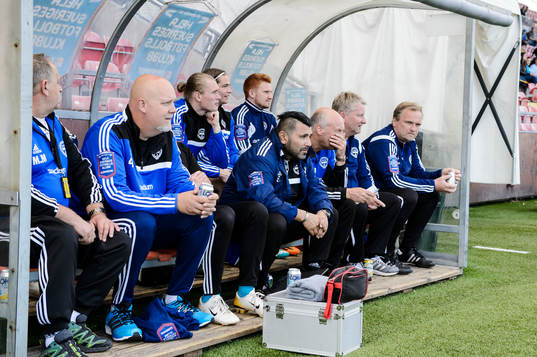 Värnamos tränare Peter Kuno Johansson och tränare
