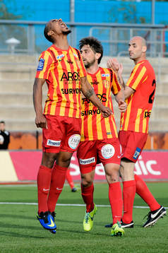 Syrianskas Gerlem William De Jesus Almeida skriker