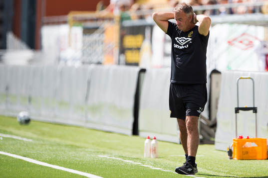 Elfsborgs tränare Tony Lundqvist deppar