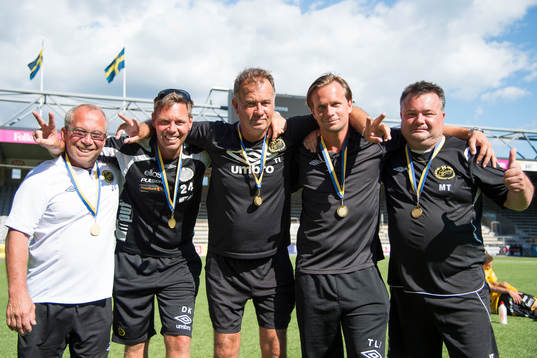 Elfsborgs ledare för U17 fr. vänster Jan Nilsson, Daniel